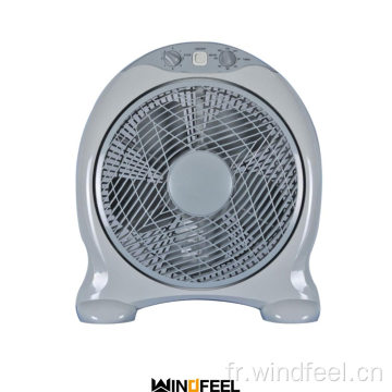 ventilateur de boîte de couleur bleue avec moteur en aluminium avec minuterie